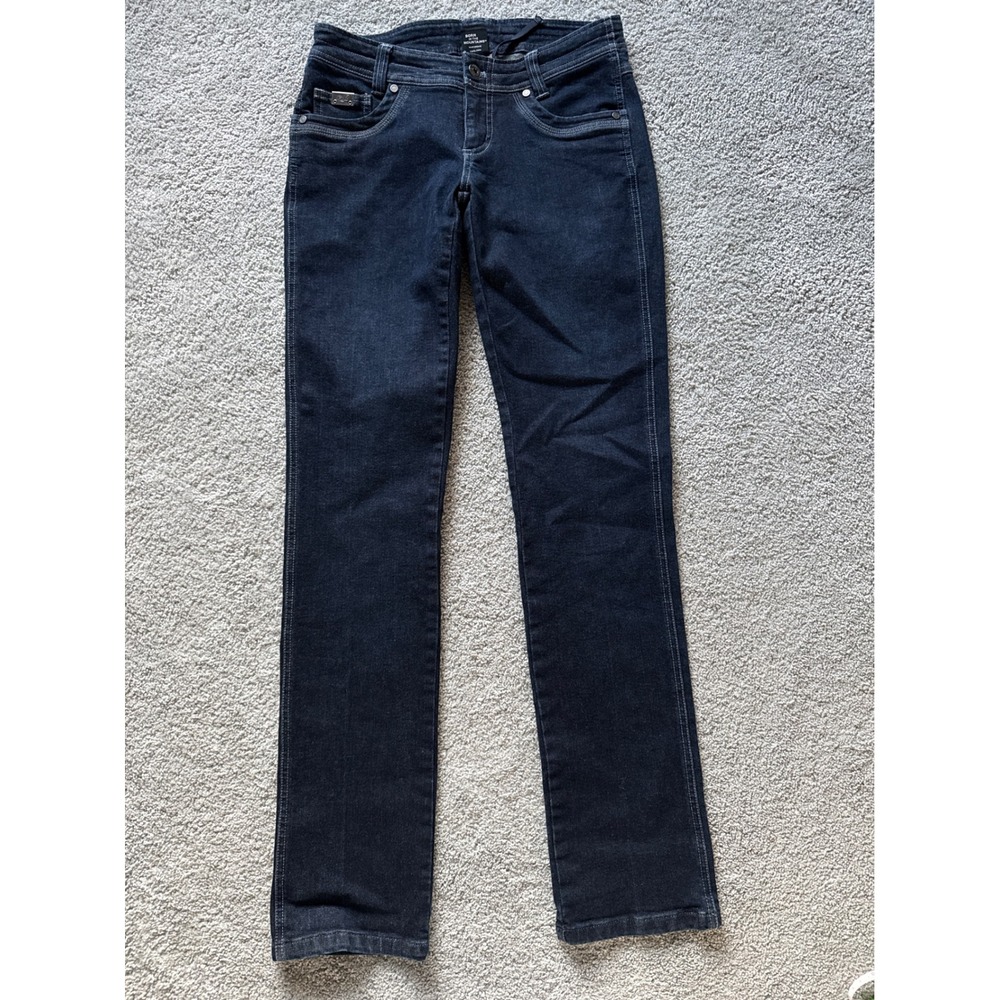 Kuhl‎ Born Danzr Womens Dark Wash Straight Leg Jeans Size 4 Reg Indigo